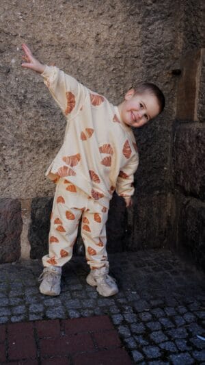 Bluza unisex z croissantem